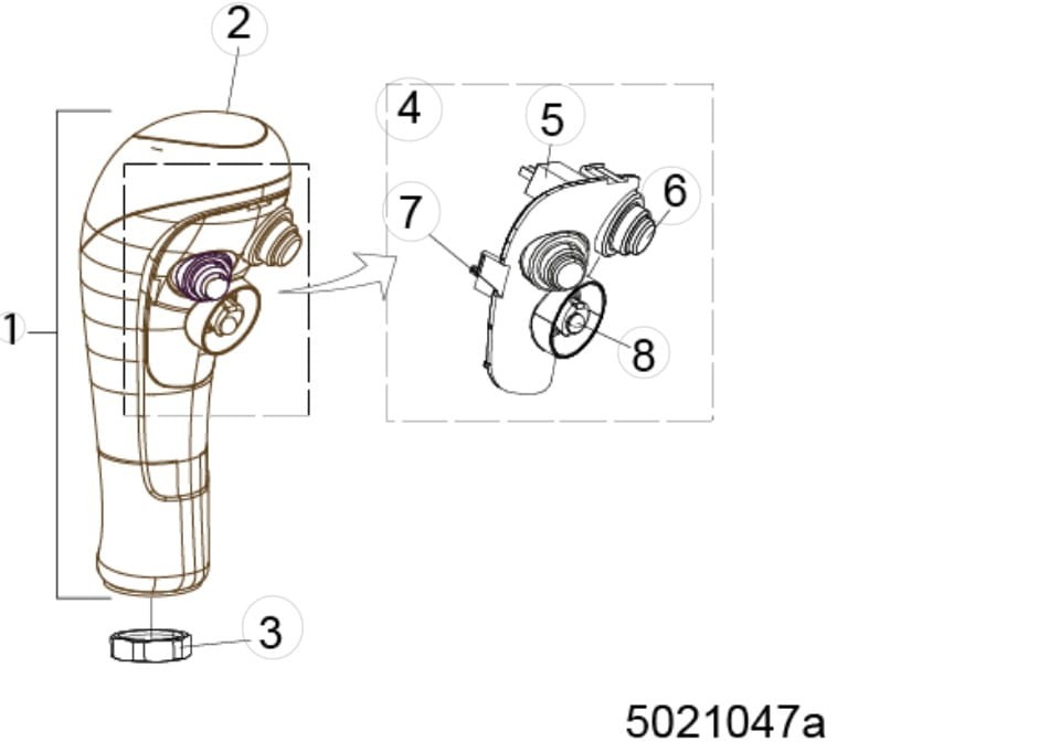 Uchwyt kompletny LCS - 5021047 | poltechparts.pl