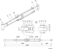 Zestaw uszczelnień D100/40/40 | poltechparts.pl