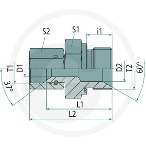 PH GA-DKJ 1,7/8 - AGR 1,1/4 WD VA 60904620
