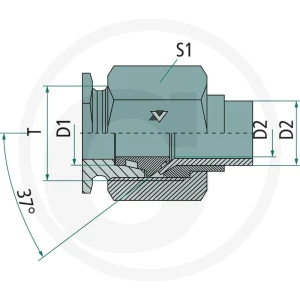 Volz BO-SET 38 S- VA złącza kielichowane 60901608
