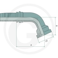 GRANIT PN 25 SFS 1,1/4" 67° DS 87013528 - 87013528 - Sklep rolniczy PoltechParts