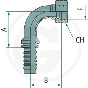 GRANIT PN 20 DKJ 1.3/16 90° DS 87013397