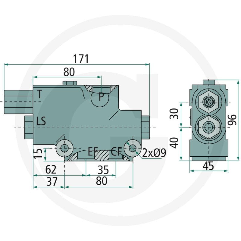 GRANIT Zawór priorytetowy 80 l/m 7,0 bar montaż 87033014 - 87033014 - Sklep rolniczy PoltechParts