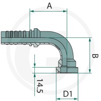 GRANIT PN 20 SFS-CAT 1" 90° DS 87013231 - 87013231 - Sklep rolniczy PoltechParts