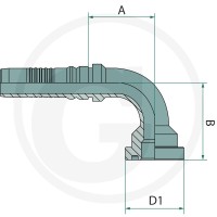 GRANIT PN 38 SFS 2" 90° IL 87011571 - 87011571 - Sklep rolniczy PoltechParts