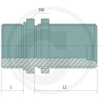 GRANIT GSA 13/16 M-ORFS x 1/2 M-BSP-WD 87003651 - 87003651 - Sklep rolniczy PoltechParts