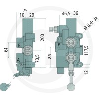 GRANIT Zawór łuparki High speed P81-Rs-G12 87004050 - 87004050 - Sklep rolniczy PoltechParts