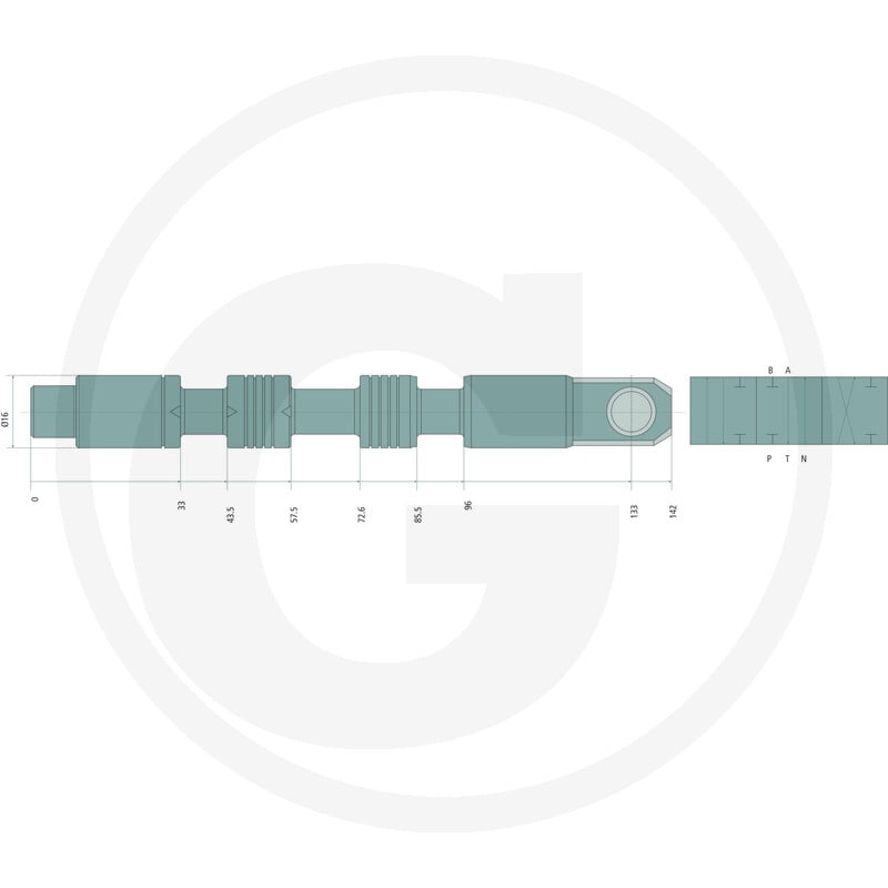 HYPEX X-P45-S-tłok F - DW (A‐ otwarte) 87002829 - Sklep PoltechParts