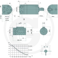 GRANIT Silnik BMM 8cc D=16mm 3/8" 87000823 - Sklep PoltechParts