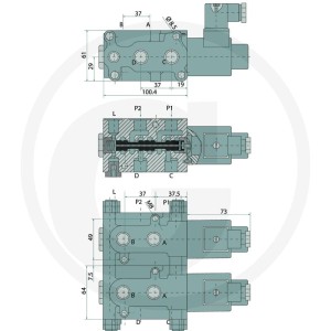 GRANIT Zawór 6/2-drożny SWV-E-24V 87001002