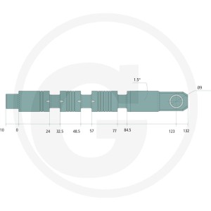 HYPEX X‐P45‐S‐tłok Aff ‐ DW (A‐B zamknięte) 87002831