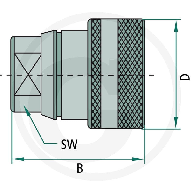 GRANIT Złącze hamuclowe GP-VF 38GAS F 87001274 - Sklep PoltechParts