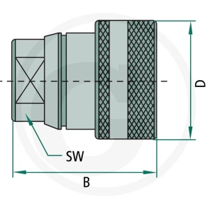 GRANIT Złącze hamuclowe GP-VF 38GAS F 87001274