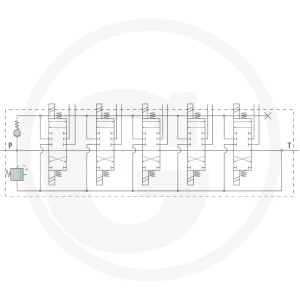 GRANIT Zawór elektryczny 12V 5x DW (A-B zamknię 87000994
