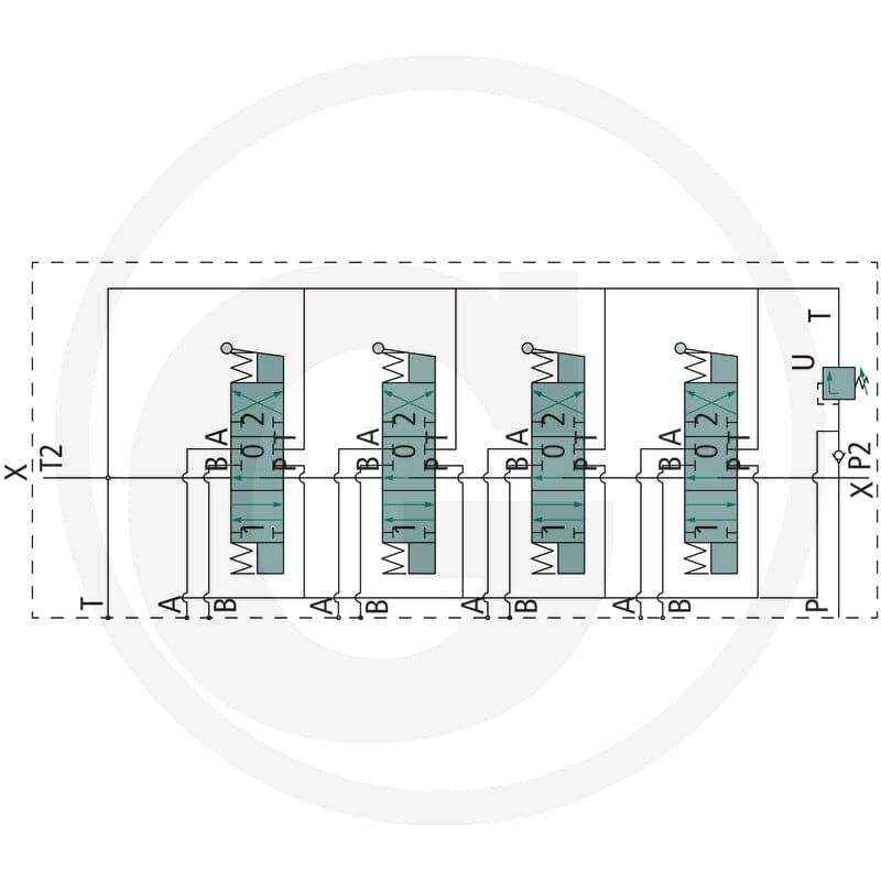 BLB Zawory monobloku BM 70/4 GU-(4x) MO-A1-T 86503014 - 86503014 - Sklep rolniczy PoltechParts