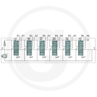 GRANIT Zawór P40 6x DW (A-B zamknięte/ sprężyna powrotna) 87000925 - 87000925 - Sklep rolniczy PoltechParts