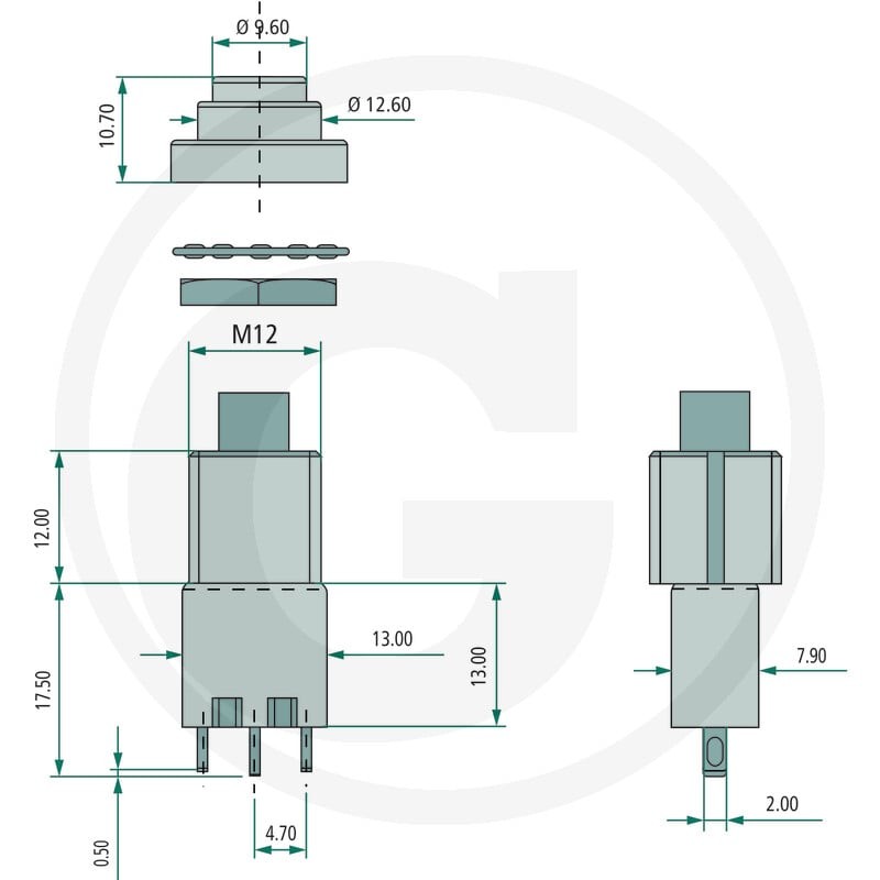GRANIT Włącznik kpl. 87002327 - 87002327 - Sklep rolniczy PoltechParts