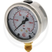 GRANIT Manometr, przyłącze na dole 100 bar Ø63m 85050009 - 85050009 - Sklep rolniczy PoltechParts