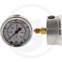 GRANIT Manometr, przyłącze tylne 400 barów 85050019 - 85050019 - Sklep rolniczy PoltechParts