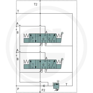 BLB Zawory monobloku BM 70/2 GU-(2x) MO-B1-T 86503011