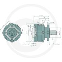 M+S Hamulec wielotarczowy OMS D=32 12/13 bar 87000892 - Sklep PoltechParts