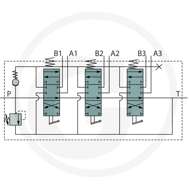 GRANIT Zawór P40 3x dwustronnego działania 87000922 - 87000922 - Sklep rolniczy PoltechParts