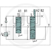 GRANIT Zawór P40 2x DW (A-B zamknięte/ sprężyna 87000930 - 87000930 - Sklep rolniczy PoltechParts