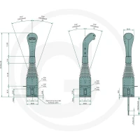 GRANIT Joystick z dwoma przyciskami 87002323 - 87002323 - Sklep rolniczy PoltechParts