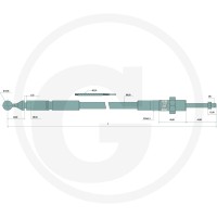 GRANIT Cięgno 2250 mm 87002378 - 87002378 - Sklep rolniczy PoltechParts