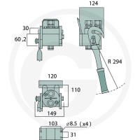 Faster Korpus gniazda P206 FL 86002001 - 86002001 - Sklep rolniczy PoltechParts