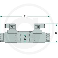GRANIT NG06-4/3 zawór wielodrożny- J-12V 87000903 - 87000903 - Sklep rolniczy PoltechParts