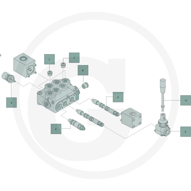 Walvoil Złącze śrubowe X-SD-5-O-AET 86500185 - 86500185 - Sklep rolniczy PoltechParts