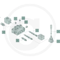 Walvoil Złącze śrubowe X-SD-5-O-AET 86500185 - 86500185 - Sklep rolniczy PoltechParts
