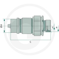 Faster Wtyczka 22L 86001612 - 86001612 - Sklep rolniczy PoltechParts