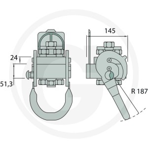 Faster Gniazdo P506-x gwint zew. 5x M22x1,5 86002041