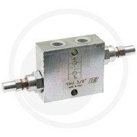 Oleodinamica Marchesini Podwójny ogranicznik ciśnienia VAU 3/8" BSP 30-180 bar 85034007 - Sklep PoltechParts