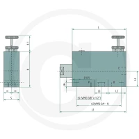 Oleodinamica Marchesini 3-drożny zawór sterujący przepływem VPR3 1/2" BSP 85036039 - Sklep PoltechParts