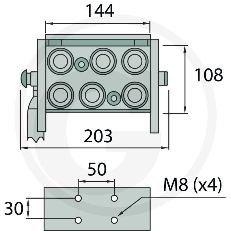 Faster Wtyczka P608 gwint wew. 6x 1/2" BSP DN12 86002103 - 86002103 - Sklep rolniczy PoltechParts