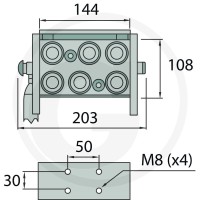 Faster Wtyczka P608 gwint wew. 6x 1/2" BSP DN12 86002103 - 86002103 - Sklep rolniczy PoltechParts