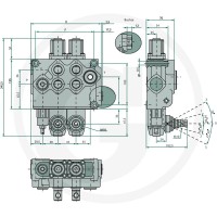 Walvoil Zawór monobloku SD11-6-P-6x(18L)-AET 86500213 - 86500213 - Sklep rolniczy PoltechParts