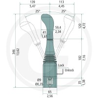 Walvoil Dźwignia do cięgna 86500720 - 86500720 - Sklep rolniczy PoltechParts