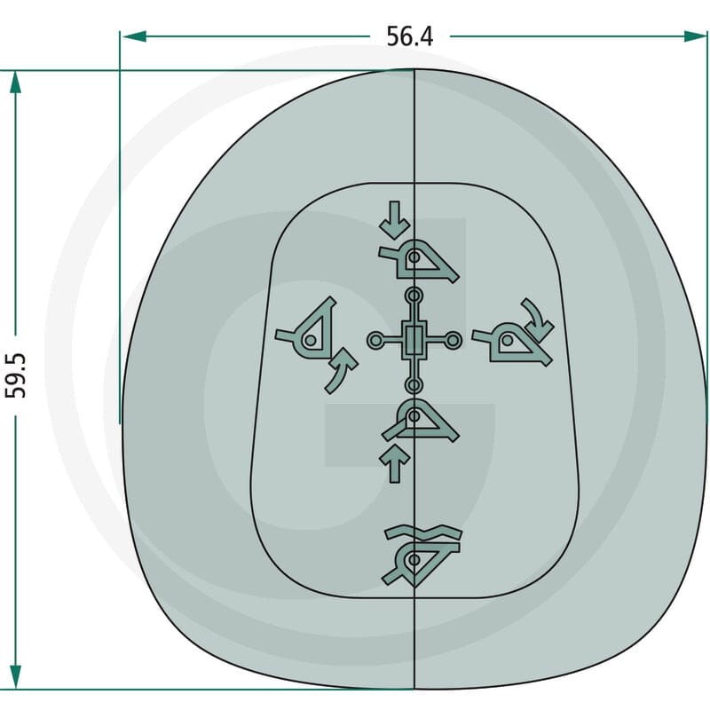 Walvoil Uchwyt z plakietką ISO 86500740 - 86500740 - Sklep rolniczy PoltechParts