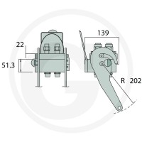 Faster Gniazdo P506 gwint wew. 4x 3/8" BSP DN10 86002031 - 86002031 - Sklep rolniczy PoltechParts