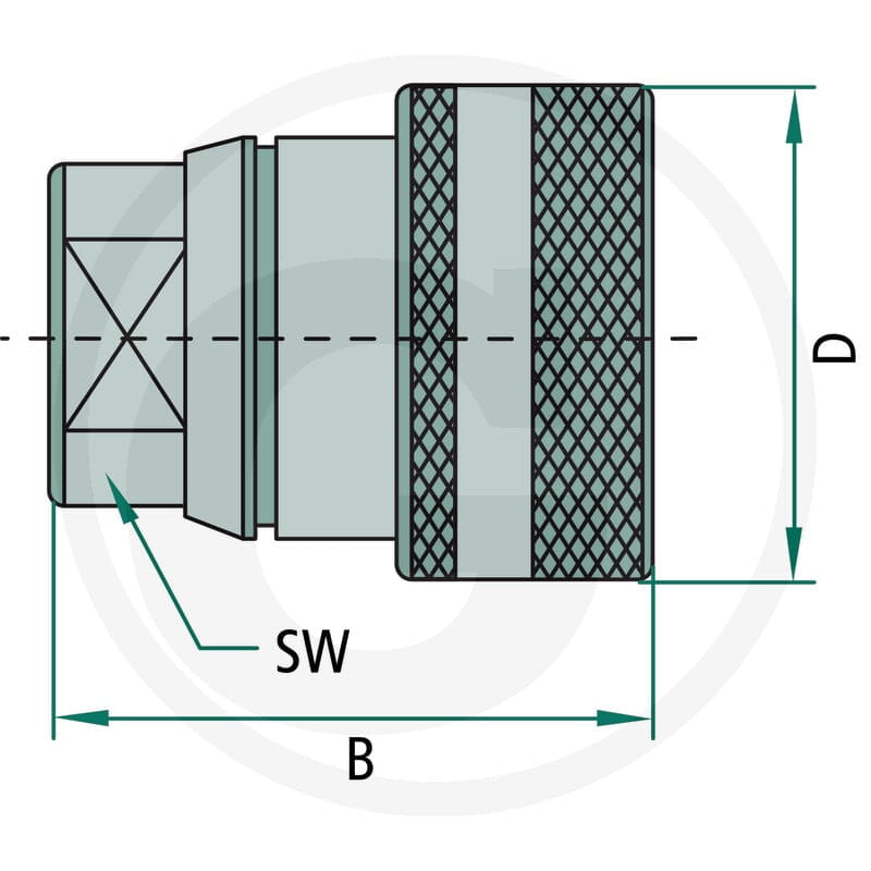 Faster Gniazdo gwint wew. 1/2" BSP 86004304 - 86004304 - Sklep rolniczy PoltechParts