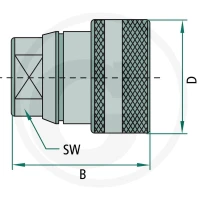 Faster Gniazdo gwint wew. 1/2" BSP 86004304 - 86004304 - Sklep rolniczy PoltechParts