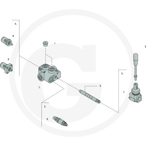 Walvoil Jednostka pozycjonująca X-SD-4-E-9 86500056