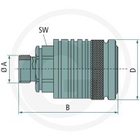 Faster Gniazdo 8L 86001602 - 86001602 - Sklep rolniczy PoltechParts