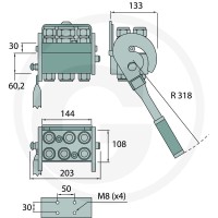 Faster Korpus wtyczki P608 M 86002102 - 86002102 - Sklep rolniczy PoltechParts