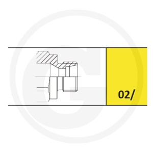 Faster Wtyczka MF gwint wew. M18x1,5 (12L) DN10 86002207