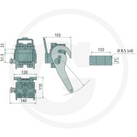 Faster Wtyczka 3P5065-5-A M C 86003191 - 86003191 - Sklep rolniczy PoltechParts